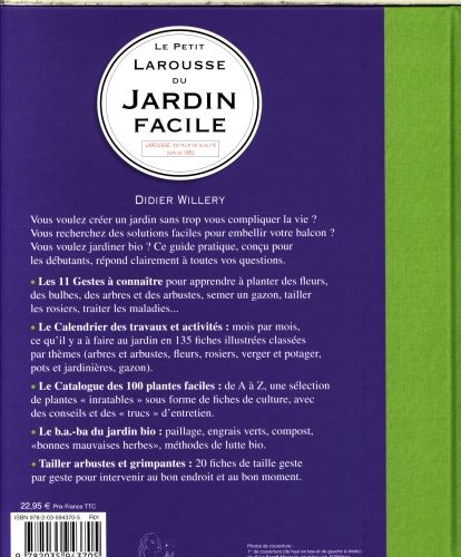 Produktbild: Le petit Larousse du jardin facile