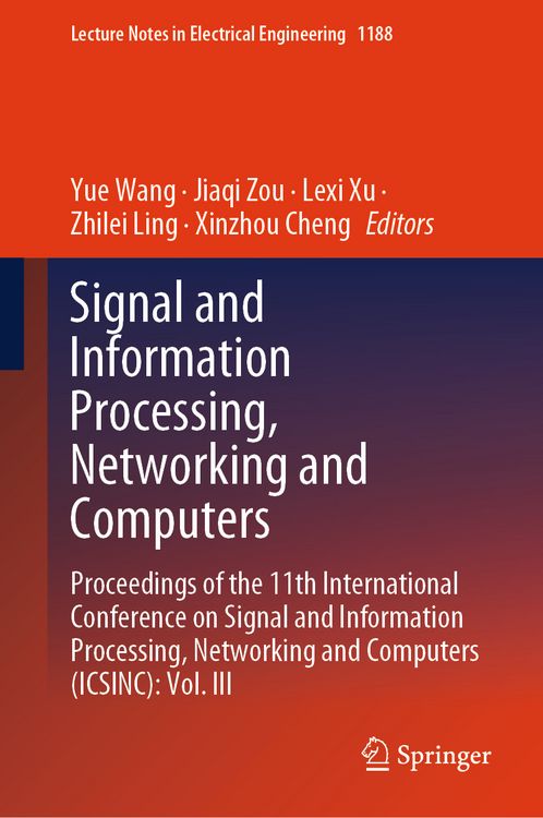Produktbild: Signal and Information Processing, Networking and Computers