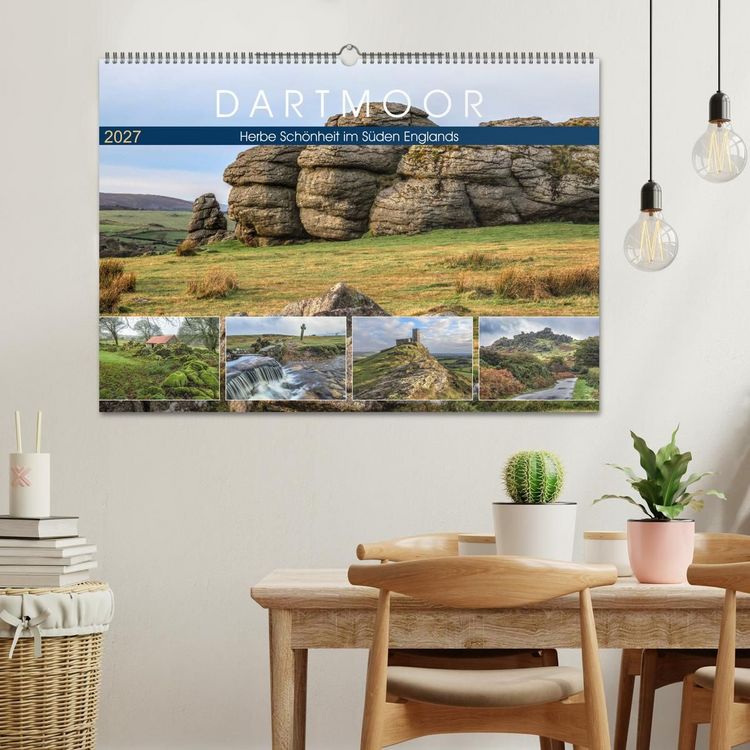 Produktbild: Dartmoor, herbe Sch&ouml;nheit im S&uuml;den Englands (Wandkalender 2027 DIN A2 quer), CALVENDO Monatskalender