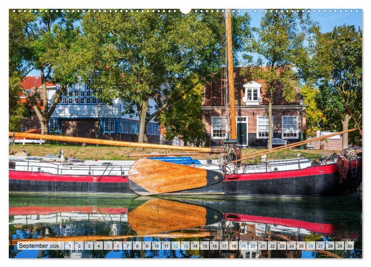 Produktbild: Enkhuizen - historische Hafenstadt am Ijsselmeer (Wandkalender 2026 DIN A2 quer), CALVENDO Monatskalender