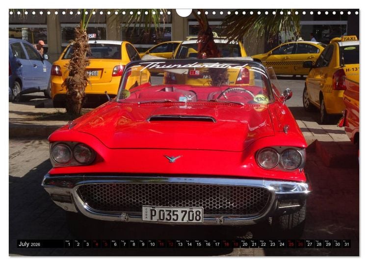 Produktbild: Ford Thunderbird (Wall Calendar 2026 DIN A3 landscape), CALVENDO 12 Month Wall Calendar