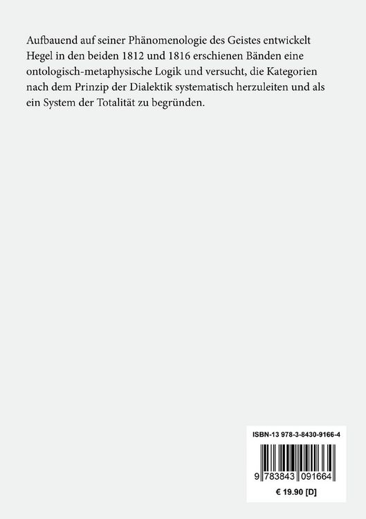 Produktbild: Wissenschaft der Logik