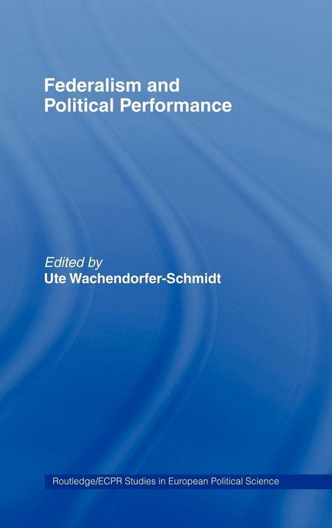 Produktbild: Federalism and Political Performance