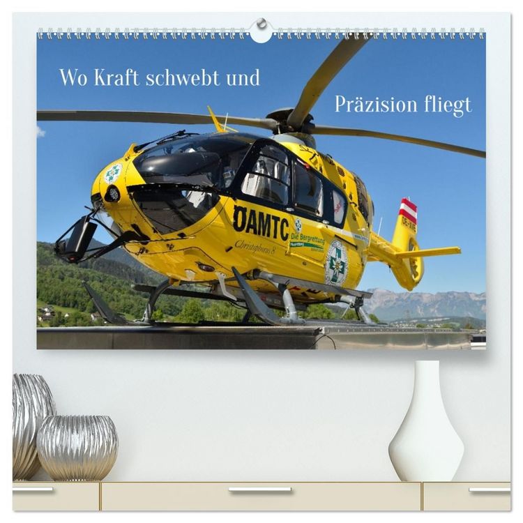 Produktbild: Wo Kraft schwebt und Pr&auml;zision fliegt (hochwertiger Premium Wandkalender 2027 DIN A2 quer), Kunstdruck in Hochglanz