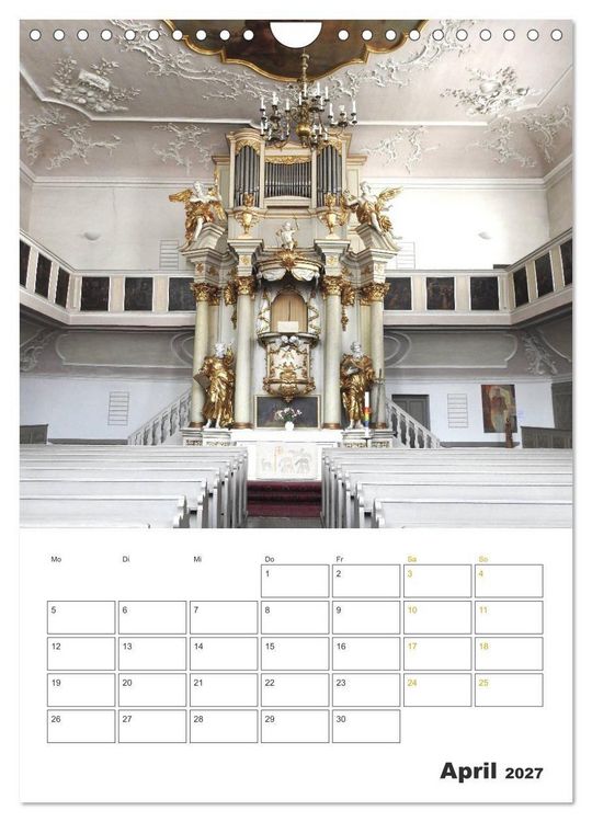 Produktbild: Orgeln zum Verlieben! (Wandkalender 2027 DIN A4 hoch), CALVENDO Monatskalender