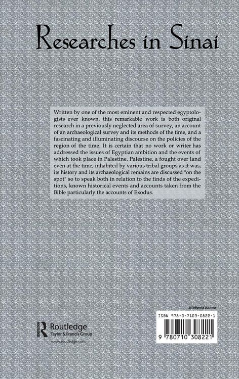 Produktbild: Researches In Sinai