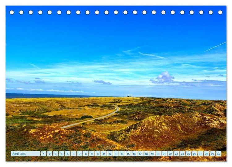 Produktbild: Beach Light Inspiration (Tischkalender 2026 DIN A5 quer), CALVENDO Monatskalender