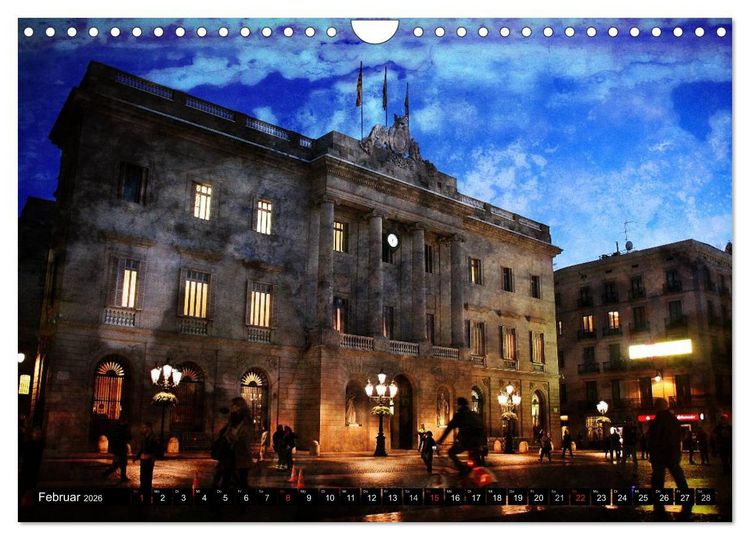 Produktbild: Barcelona (Wandkalender 2026 DIN A4 quer), CALVENDO Monatskalender