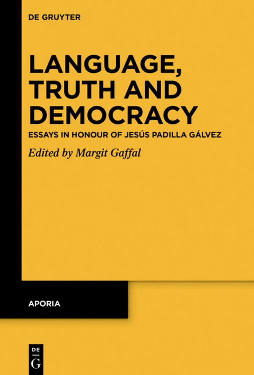 Produktbild: Language, Truth and Democracy