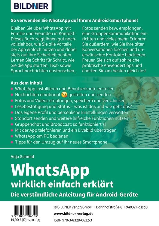 Produktbild: WhatsApp wirklich einfach erkl&auml;rt - Die verst&auml;ndliche Anleitung f&uuml;r Android-Ger&auml;te wie Samsung, Xiaomi, Poco, Oppo, OnePlus etc.