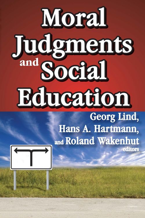 Produktbild: Moral Judgments and Social Education