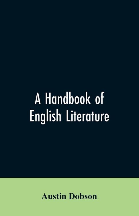 Produktbild: A handbook of English literature