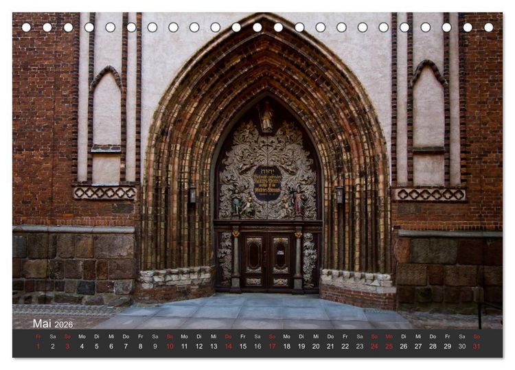 Produktbild: Stralsund. Das Tor zur Insel R&uuml;gen (Tischkalender 2026 DIN A5 quer), CALVENDO Monatskalender