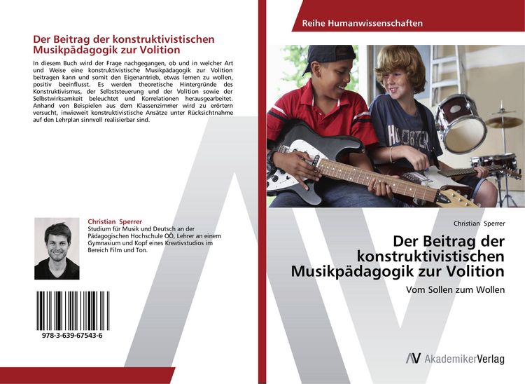 Produktbild: Der Beitrag der konstruktivistischen Musikp&auml;dagogik zur Volition