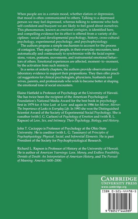 Produktbild: Emotional Contagion