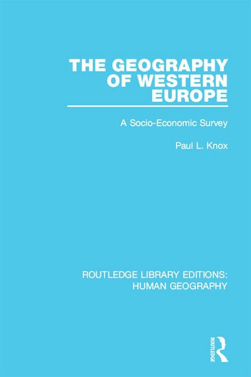 Produktbild: The Geography of Western Europe