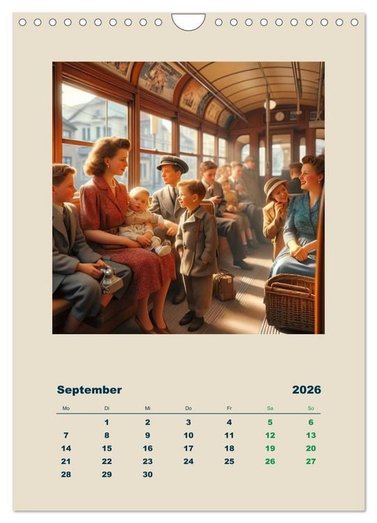 Produktbild: Gute alte Zeit der sechziger Jahre (Wandkalender 2026 DIN A4 hoch), CALVENDO Monatskalender