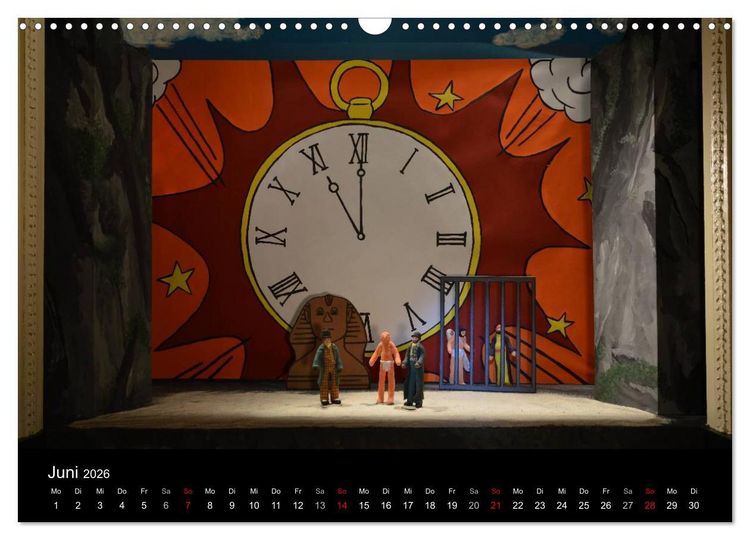 Produktbild: B&uuml;hnenbildmodelle (Wandkalender 2026 DIN A3 quer), CALVENDO Monatskalender