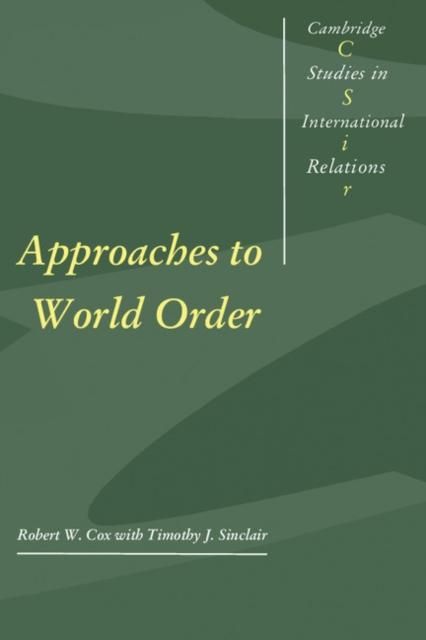 Produktbild: Approaches to World Order