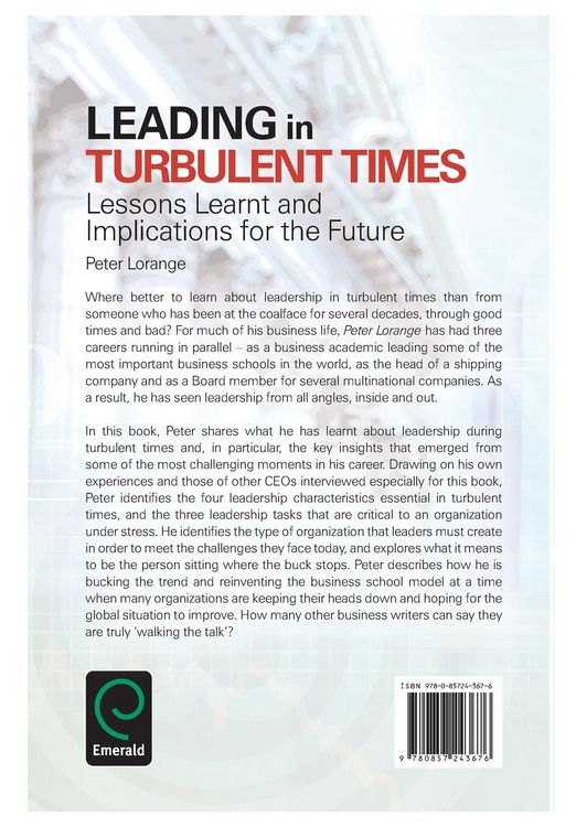 Produktbild: Leading in Turbulent Times