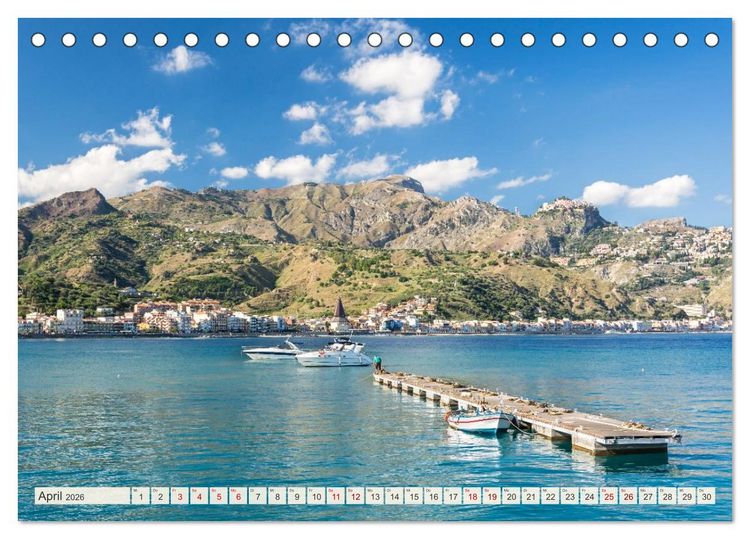 Produktbild: Sizilien: Trauminsel im Mittelmeer (Tischkalender 2026 DIN A5 quer), CALVENDO Monatskalender