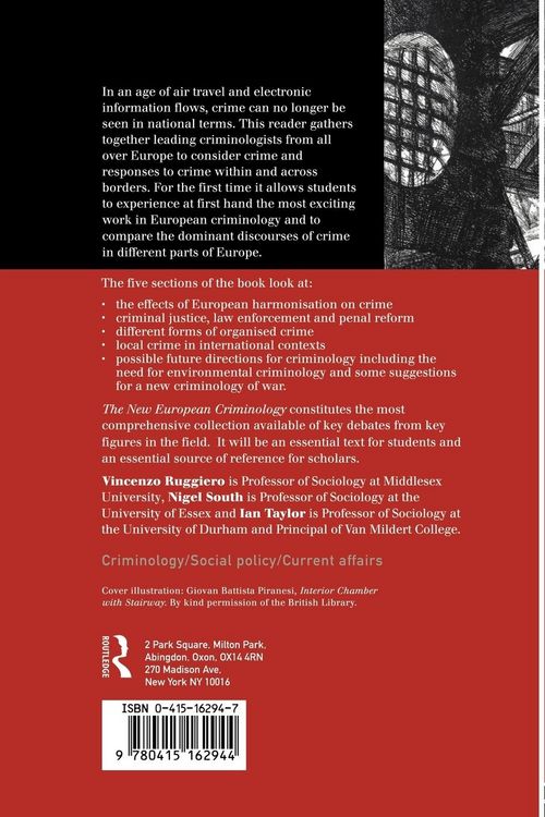 Produktbild: The New European Criminology