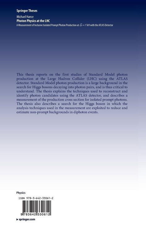 Produktbild: Photon Physics at the LHC
