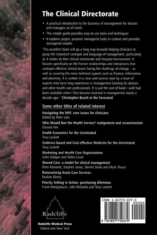 Produktbild: The Clinical Directorate