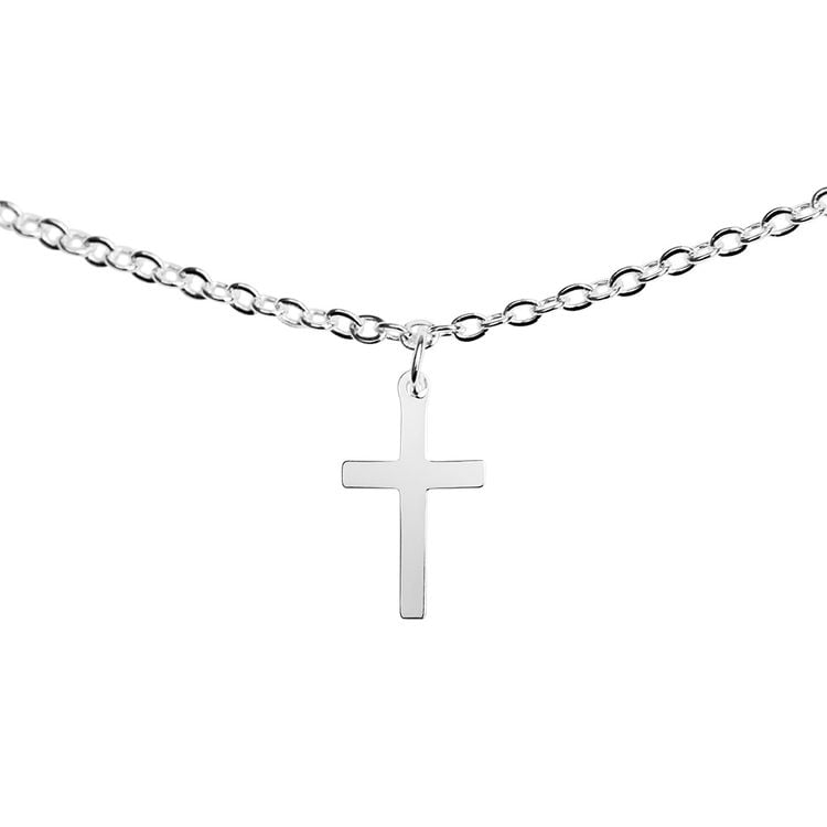 Produktbild: Armband - Armb.Bless you - versilbert - Kreuz