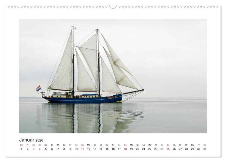 Produktbild: Traditionsschiffe auf der Ostsee (Wandkalender 2026 DIN A2 quer), CALVENDO Monatskalender