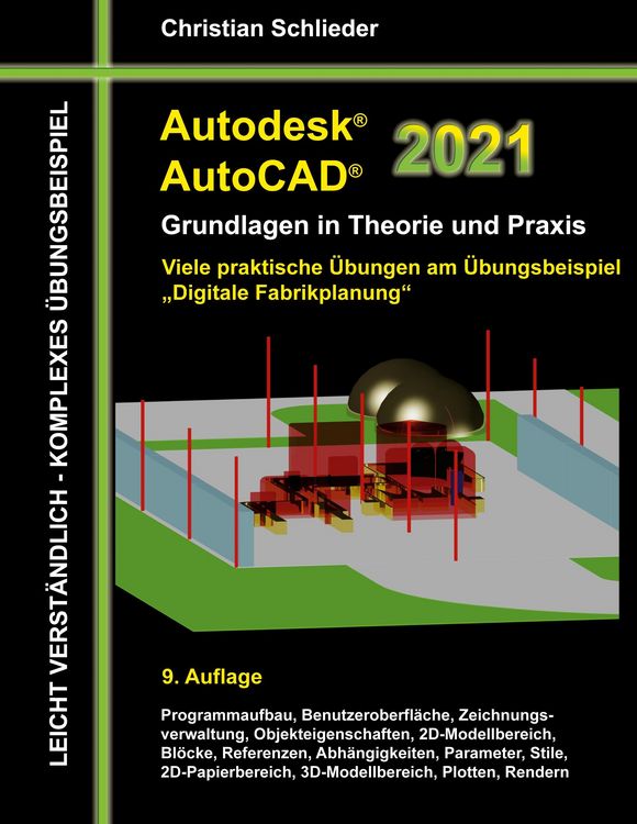 Produktbild: Autodesk AutoCAD 2021 - Grundlagen in Theorie und Praxis