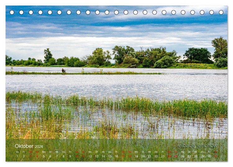 Produktbild: der elbestrom (Tischkalender 2026 DIN A5 quer), CALVENDO Monatskalender