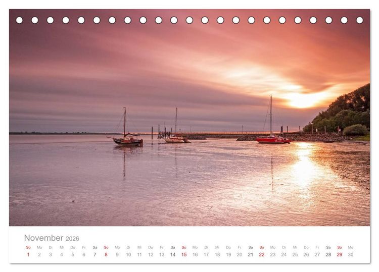 Produktbild: Lichtreise durch Schleswig-Holstein (Tischkalender 2026 DIN A5 quer), CALVENDO Monatskalender