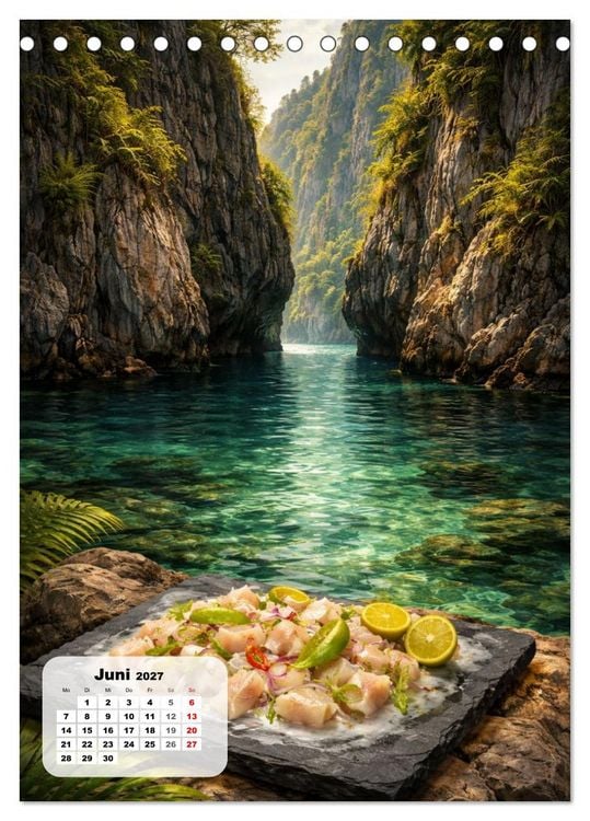 Produktbild: Philippinen - Eine Schlemmerreise durch die Perle des Orients (Tischkalender 2027 DIN A5 hoch), CALVENDO Monatskalender