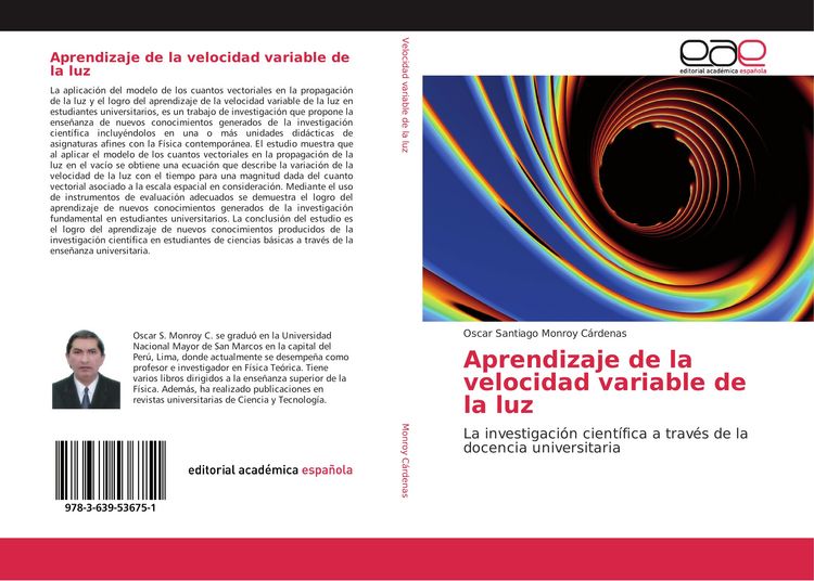 Produktbild: Aprendizaje de la velocidad variable de la luz