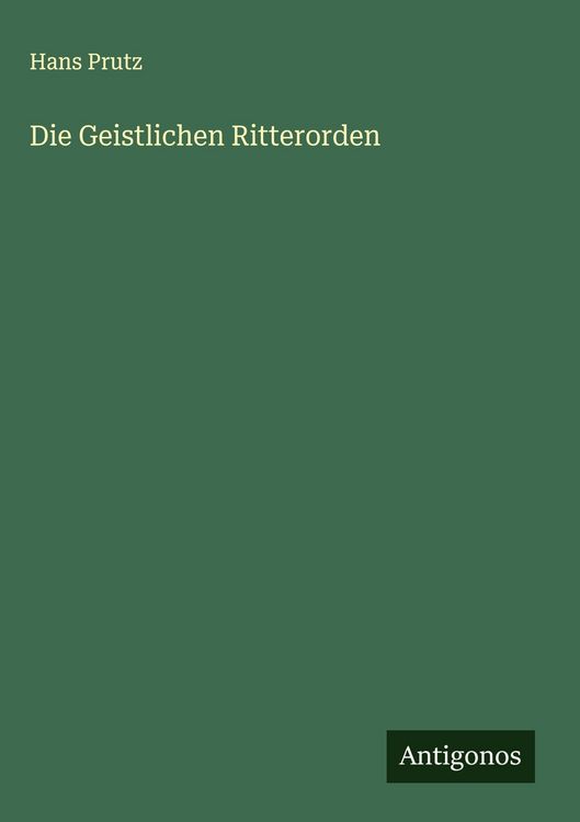 Produktbild: Die Geistlichen Ritterorden