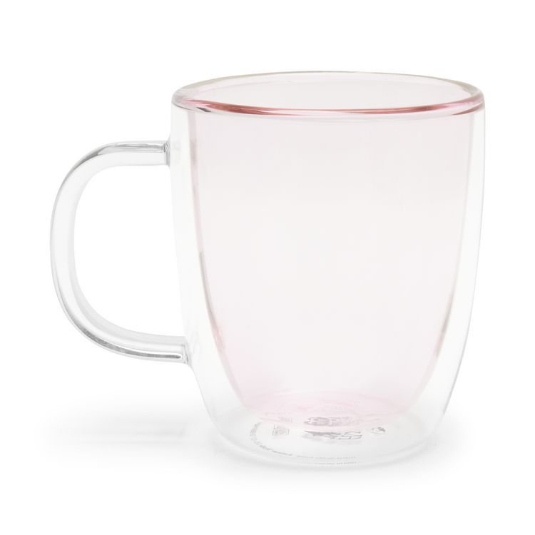 Produktbild: Teeglas doppelwandig, 390ml "Rose"