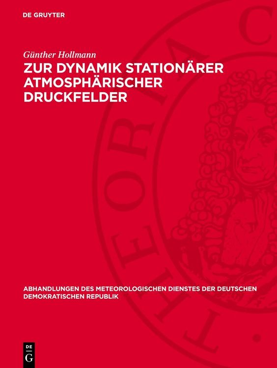 Produktbild: Zur Dynamik station&auml;rer atmosph&auml;rischer Druckfelder