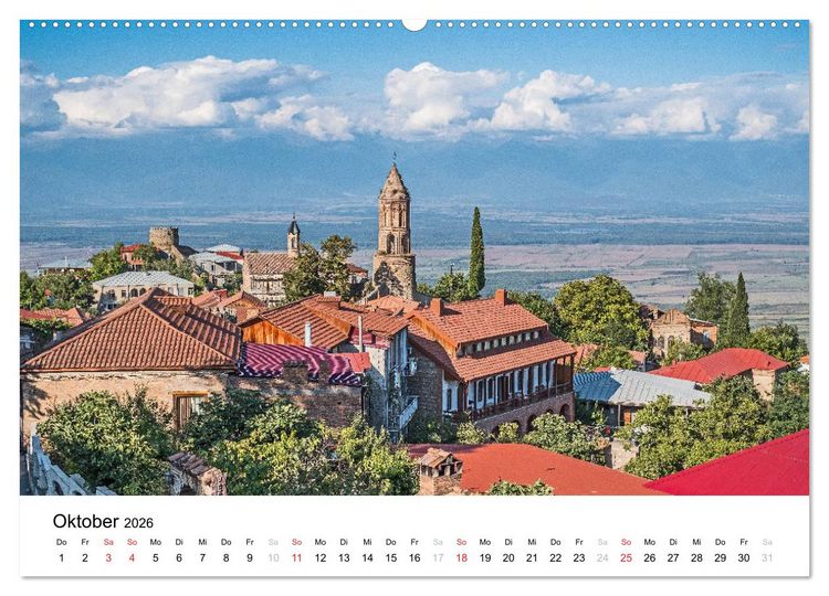 Produktbild: Eine Reise durch Georgien (hochwertiger Premium Wandkalender 2026 DIN A2 quer), Kunstdruck in Hochglanz
