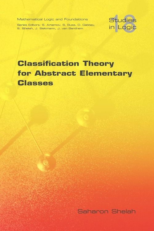 Produktbild: Classification Theory for Abstract Elementary Classes