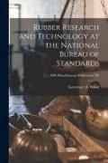 Produktbild: Rubber Research and Technology at the National Bureau of Standards; NBS Miscellaneous Publication 185