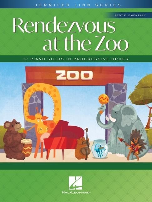 Produktbild: Rendezvous at the Zoo - 12 Piano Solos in Progressive Order: Jennifer Linn Series Easy Elementary Solos