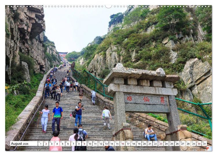Produktbild: Zauber Chinas (hochwertiger Premium Wandkalender 2026 DIN A2 quer), Kunstdruck in Hochglanz