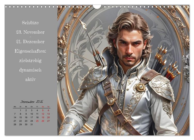 Produktbild: Stellarische M&auml;nnlichkeit (Wandkalender 2026 DIN A3 quer), CALVENDO Monatskalender