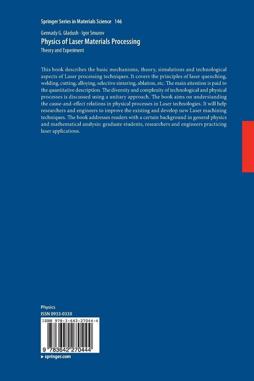 Produktbild: Physics of Laser Materials Processing