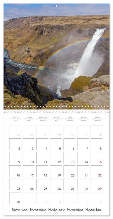 Produktbild: COLOURS OF ICELAND (Wall Calendar 2026 12 &times; 12 Inch) CALVENDO 12 Month Wall Calendar
