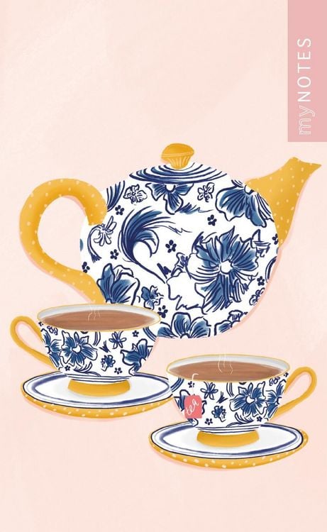 Produktbild: MyNOTES Papeterie: Notizbuch A6 Simply, Katy &ndash; Tea Time