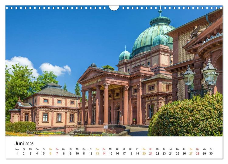Produktbild: Bad Homburg - Die Perle im Hochtaunus (Wandkalender 2026 DIN A3 quer), CALVENDO Monatskalender