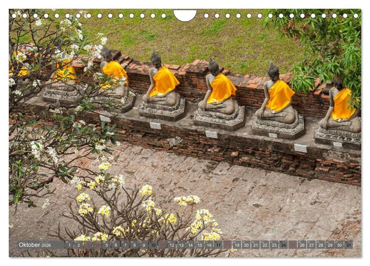 Produktbild: Buddha - Momente der inneren Einkehr (Wandkalender 2026 DIN A4 quer), CALVENDO Monatskalender