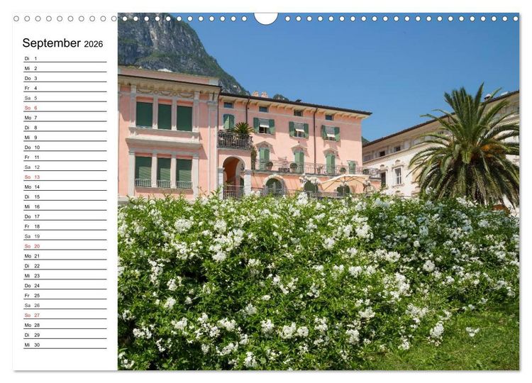 Produktbild: WUNDERBARER GARDASEE Riva del Garda und Torbole (Wandkalender 2026 DIN A3 quer), CALVENDO Monatskalender